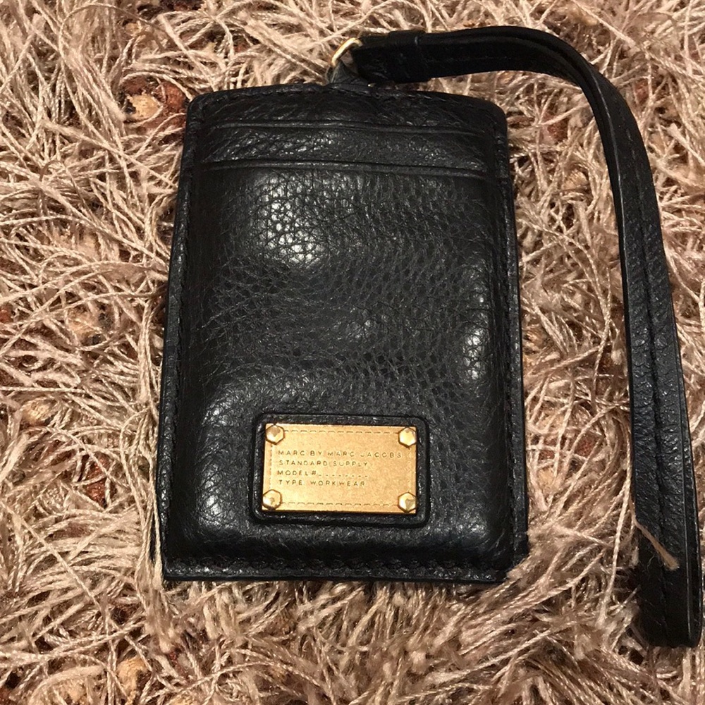 Marc by Marc Jacobs Black Leather Cardholder